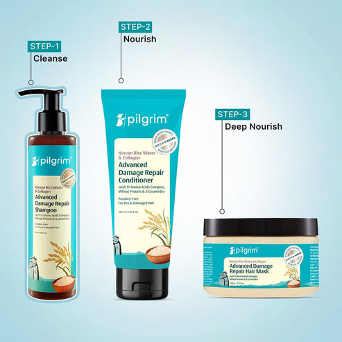 Revive Damaged Hair Naturally: The Power of Korean Rice Water + Collagen