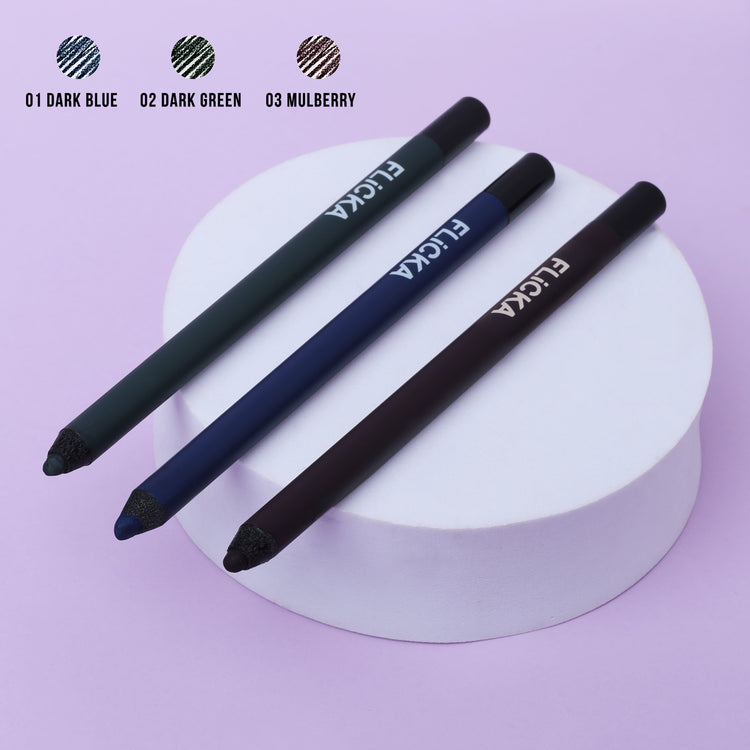 फ्लिका काजल 01 गहरा नीला 1.2 ग्राम