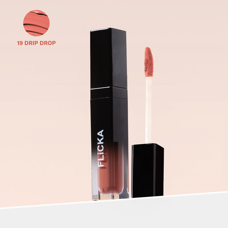 FLICKA SET AND ATTACK LIQUID LIPSTICK 19 DRIP DROP