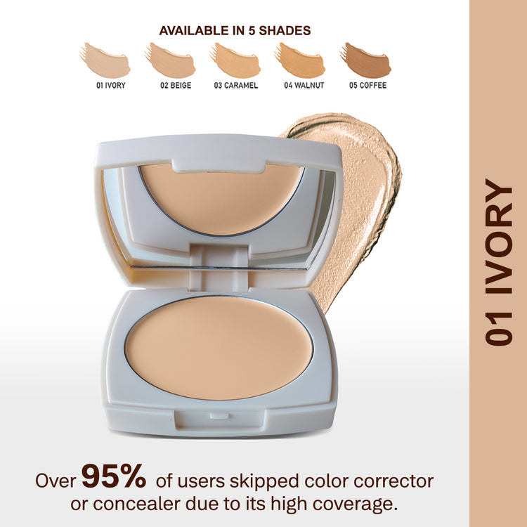 FLICKA THE BASE STORY CREAMY FOUNDATION 01 IVORY 9G