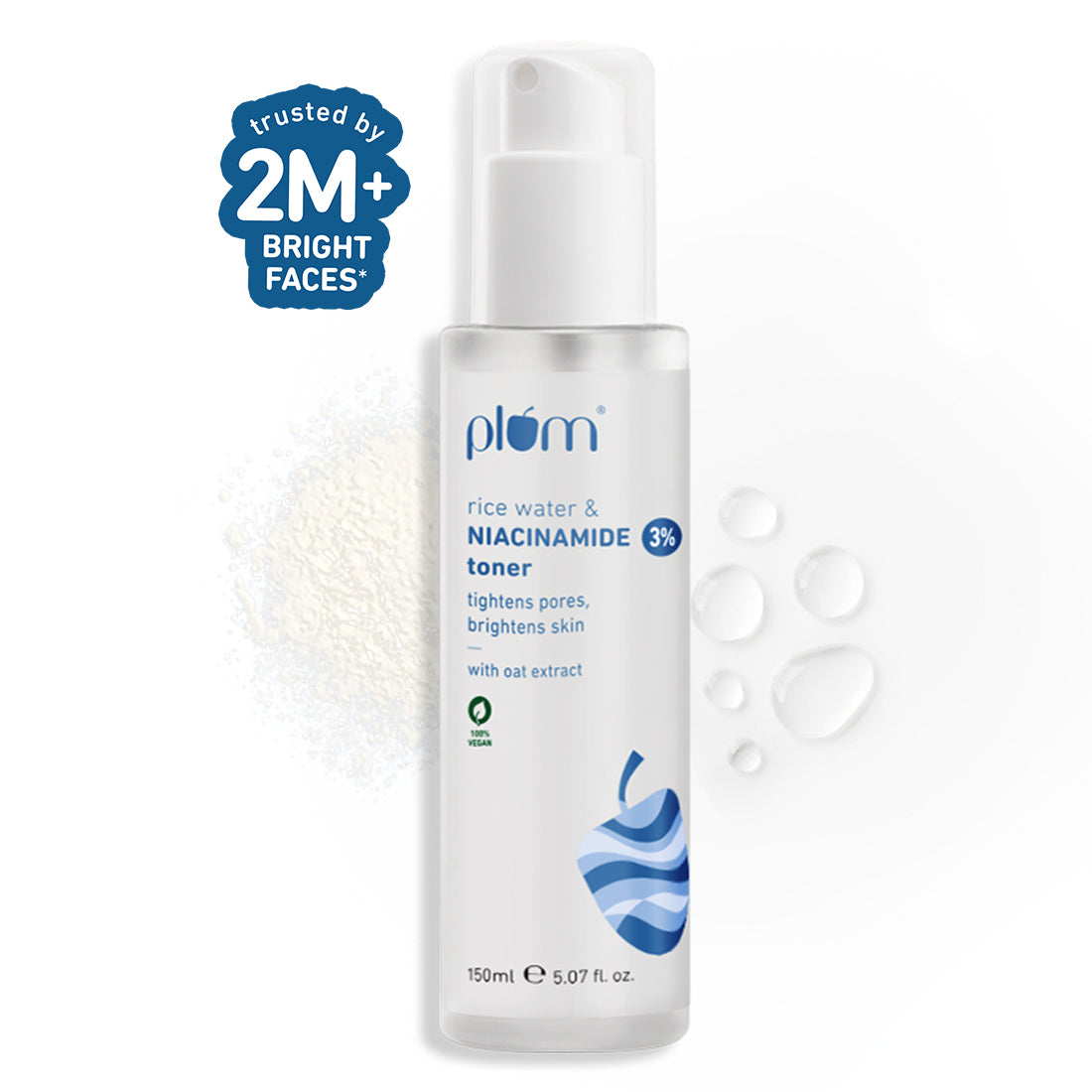 PLUM RICE WATER & NIACINAMIDE 3% TONER 150ML