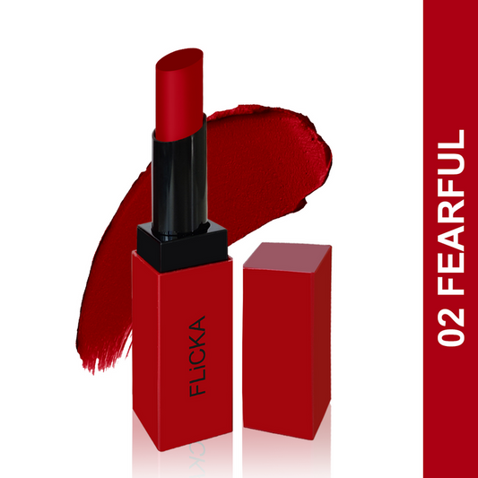 फ्लिका लिपस्टिक लिप अलर्ट 02 भय पूर्ण