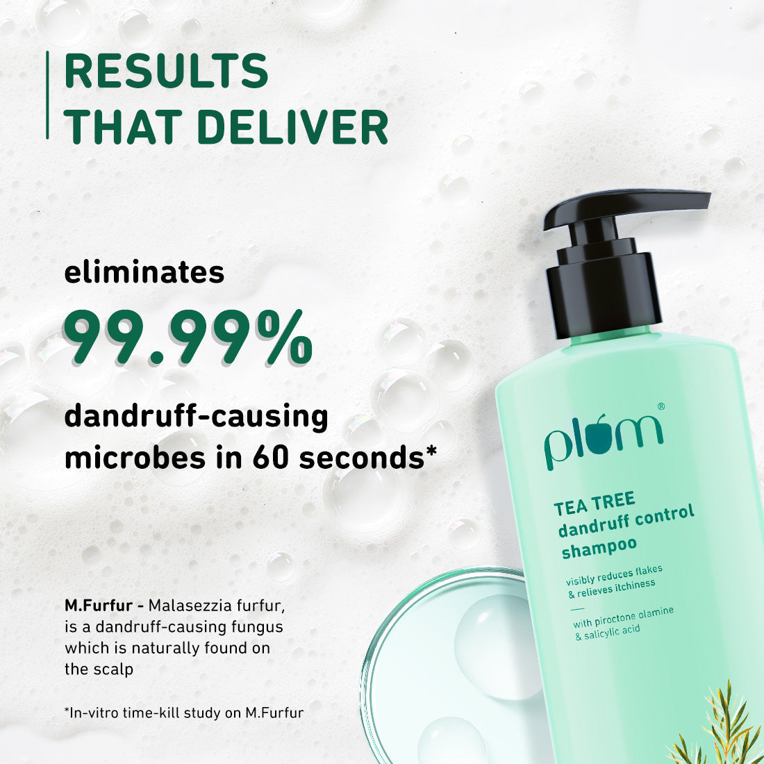 PLUM TEA TREE DANDRUFF CONTROL SHAMPOO 250ML