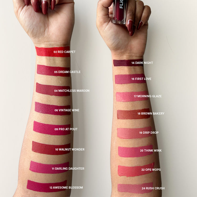 फ्लिका लिपस्टिक लिक्विड 06 विंटेज वाइन