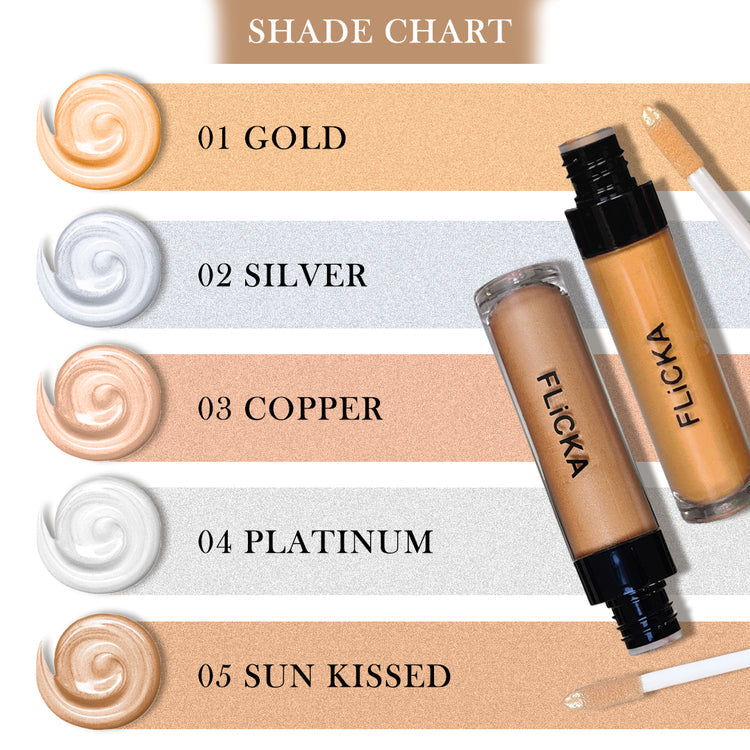 फ्लिका हाइलाइटर गोल्ड