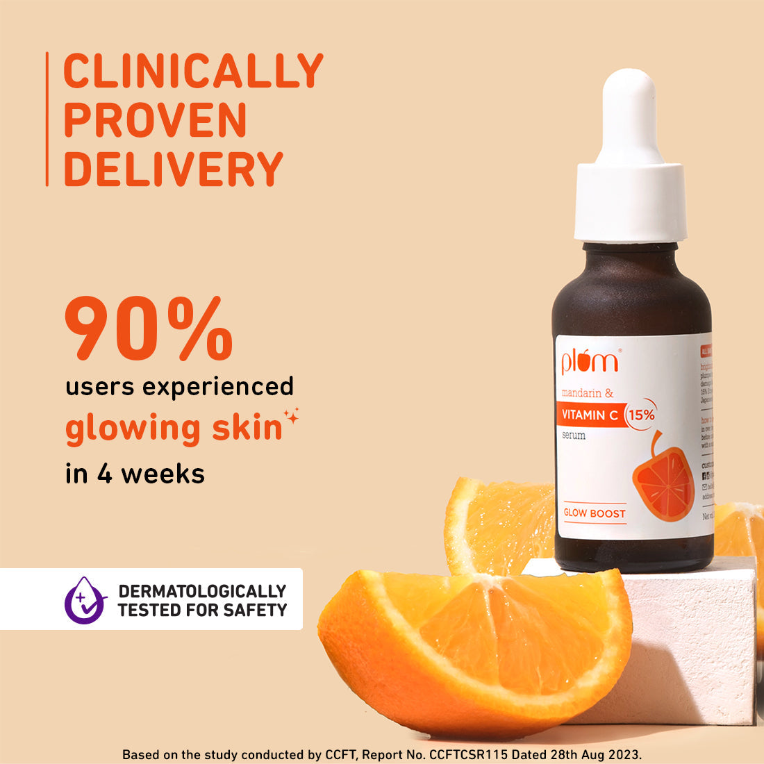 PLUM MANDARIN & VITAMIN C 15% SERUM GLOW BOOST 20ML