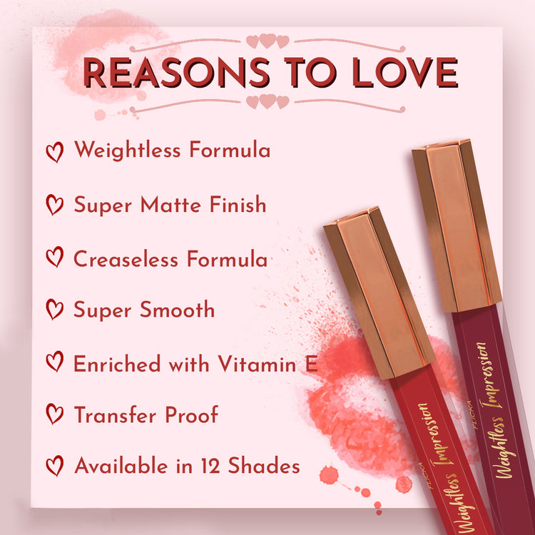 FLICKA WEIGHTLESS IMPRESSION MATTE LIQUID LIPSTICK 14 TUESDAY