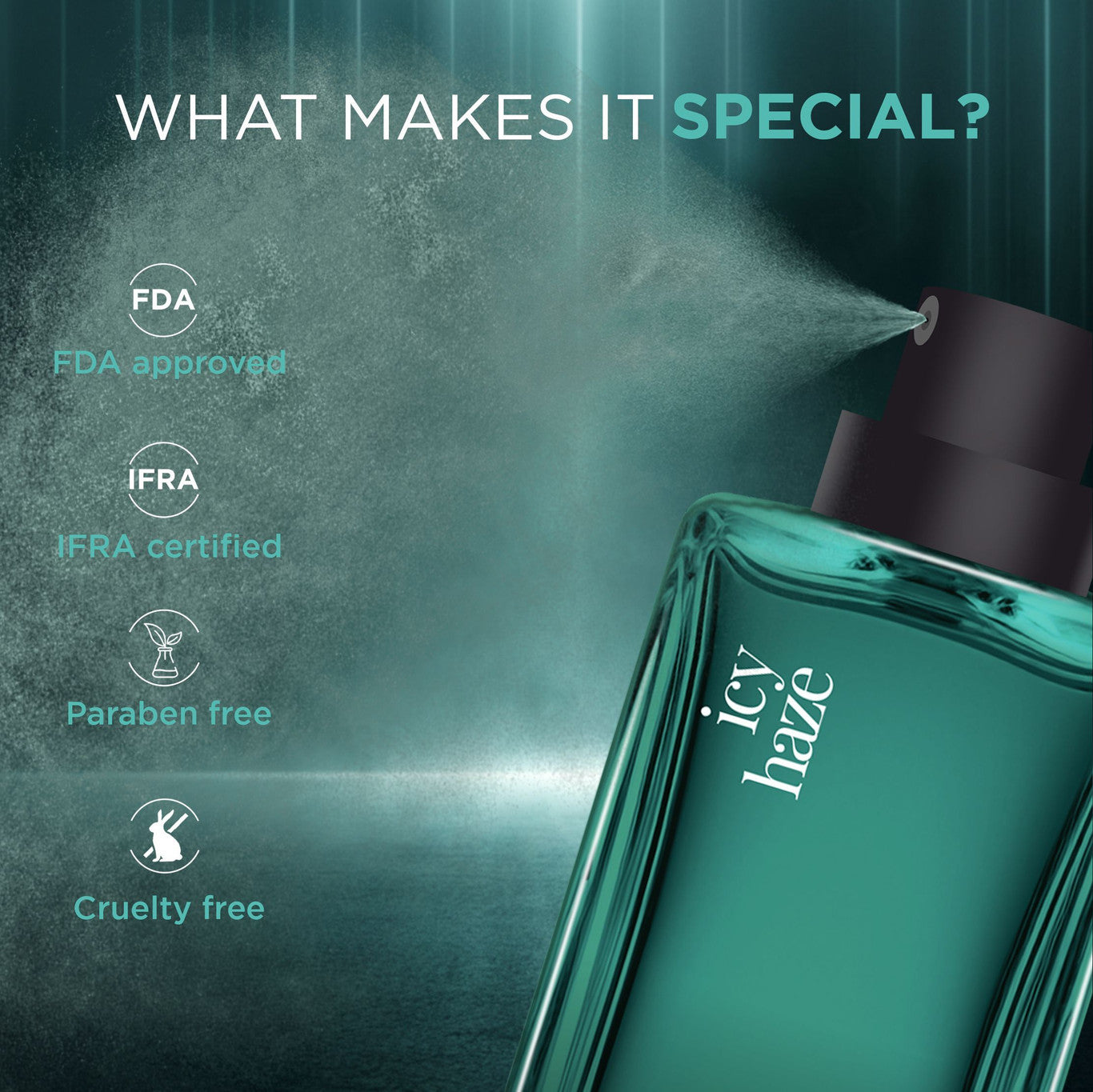 OSHEA EAU DE PARFUM ICY HAZE 100ML