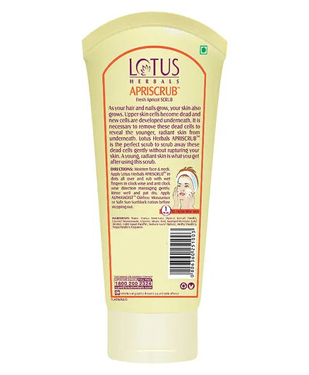 LOTUS HERBALS APRISCRUB FREAH APRICOT SCRUB 100G