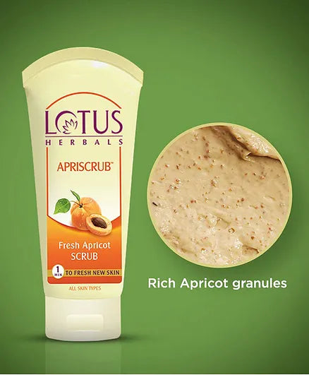 LOTUS HERBALS APRISCRUB FREAH APRICOT SCRUB 100G