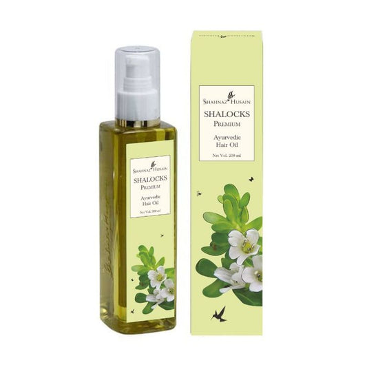 शहनाज़ हुसैन शालॉक्स प्रीमियम आयुर्वेदिक हेयर ऑयल 200 एमएल