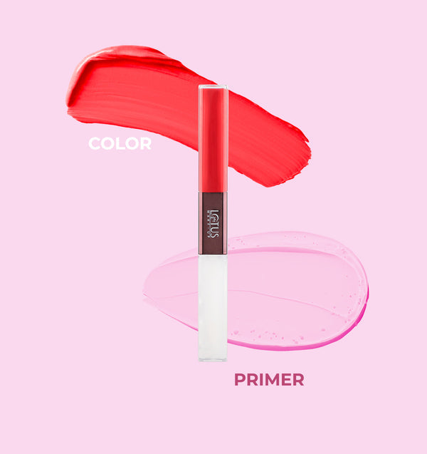 LOTUS MAKEUP PROEDIT LIP PRIMER+MATTE LIP COLOR PL12 BERRY PARFAIT