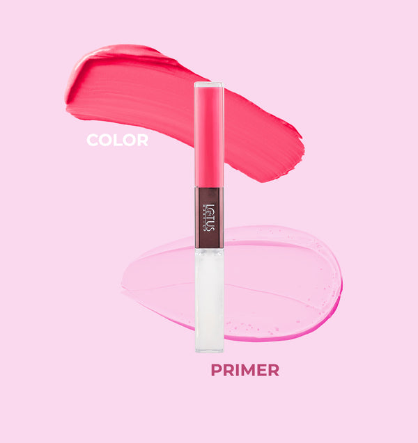 LOTUS MAKEUP PROEDIT LIP PRIMER+MATTE LIP COLOR PL09 BLACKBERRY RICOTTA