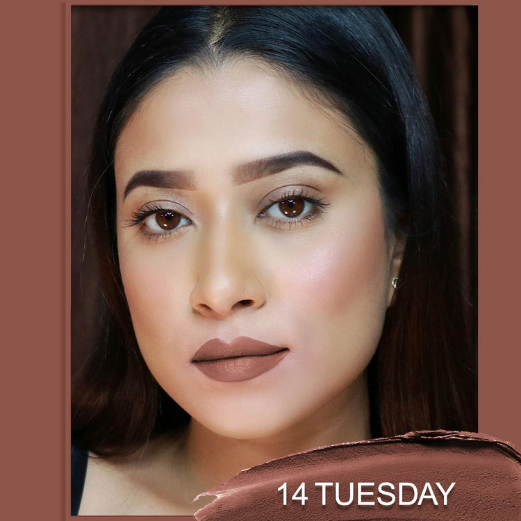 FLICKA WEIGHTLESS IMPRESSION MATTE LIQUID LIPSTICK 14 TUESDAY