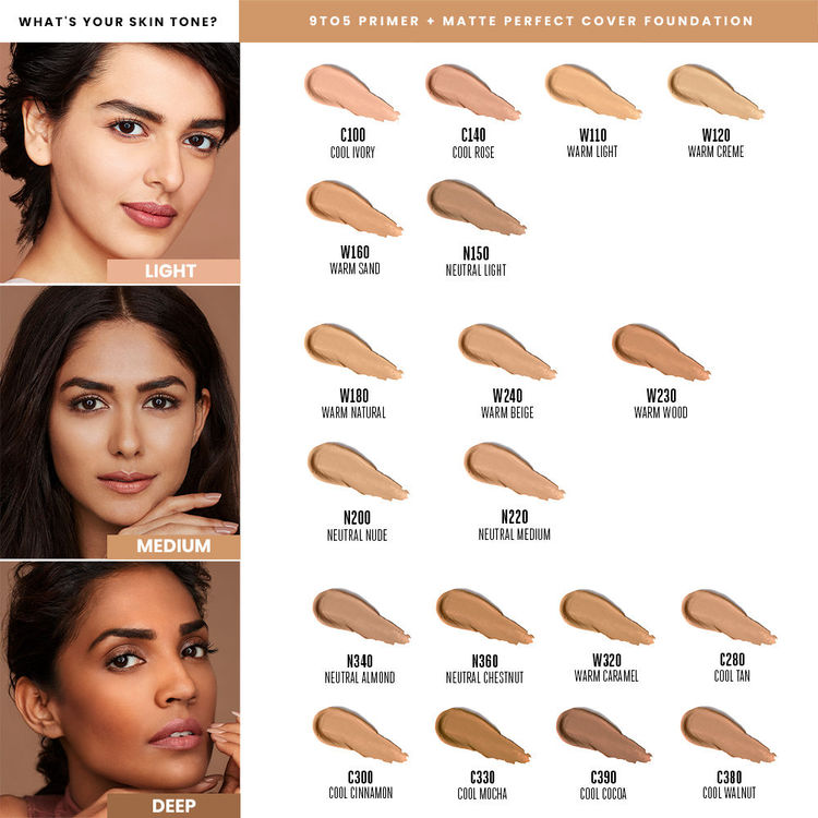 LAKME 9TO5 FOUNDATION PRIMER MATTE W320 WARM CARAMEL 25 ML
