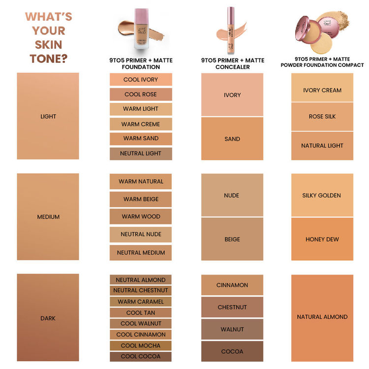 LAKME 9TO5 FOUNDATION PRIMER MATTE W320 WARM CARAMEL 25 ML