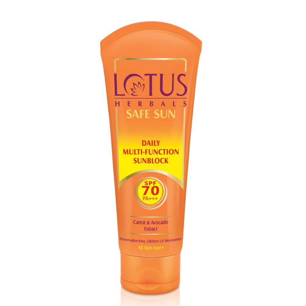 LOTUS HERBALS SAFE SUN DAILY MULTI-FUNCTION SUNSCREEN SPF 70 PA+++ 60G
