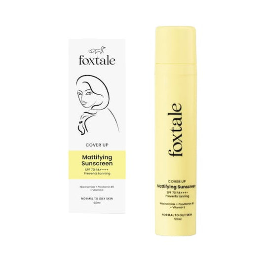 FOXTALE COVER UP DEWY SUNSCREEN SPF70 PA++++ 50ML