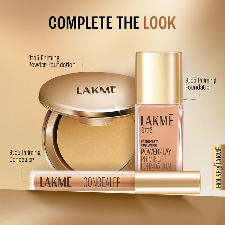 LAKME 9TO5 FOUNDATION POWDER PRIMER MATTE 01 IVORY CREAM 9G