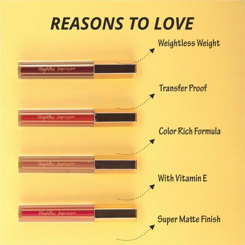 FLICKA WEIGHTLESS IMPRESSION MATTE LIQUID LIPSTICK 10 OCTOBER