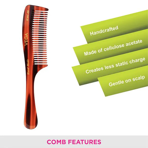 VEGA HANDMADE HAIR COMB HMC 06