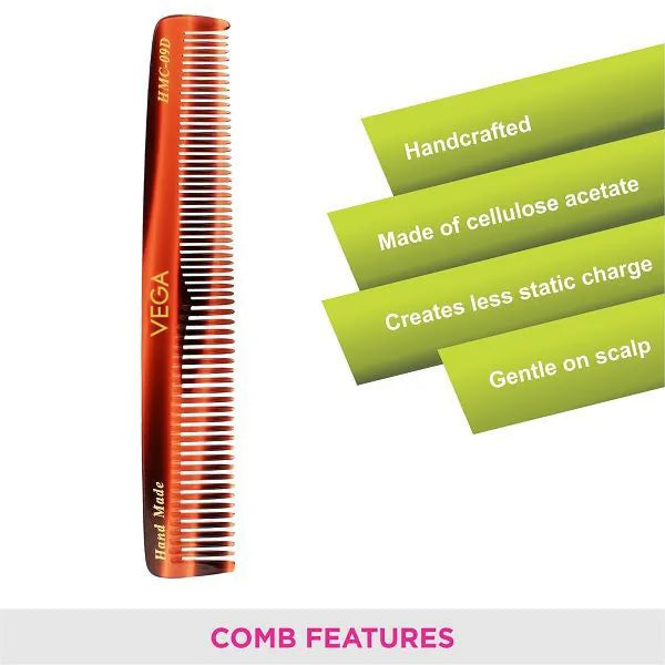 VEGA HANDMADE HAIR COMB HMC 09D PCS