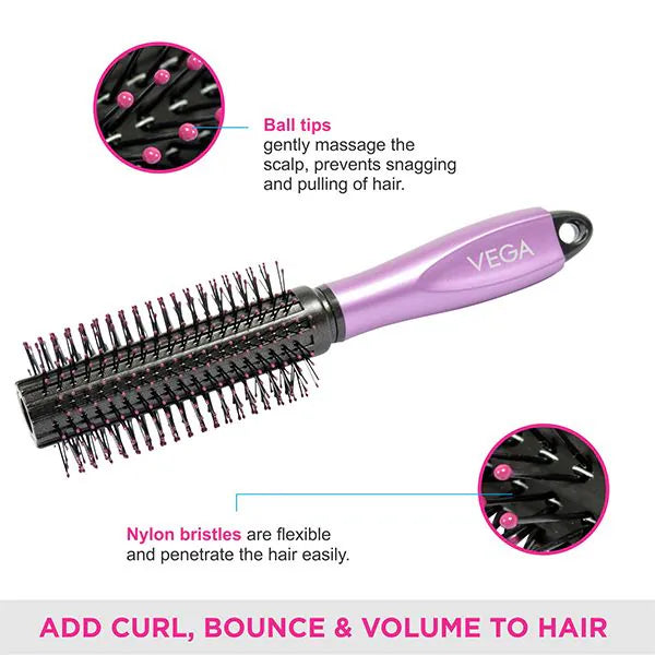 VEGA ROUND HAIR BRUSH E18 RB