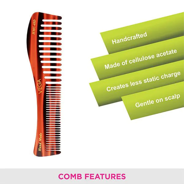 VEGA HANDMADE HAIR COMB HMC 48D PCS