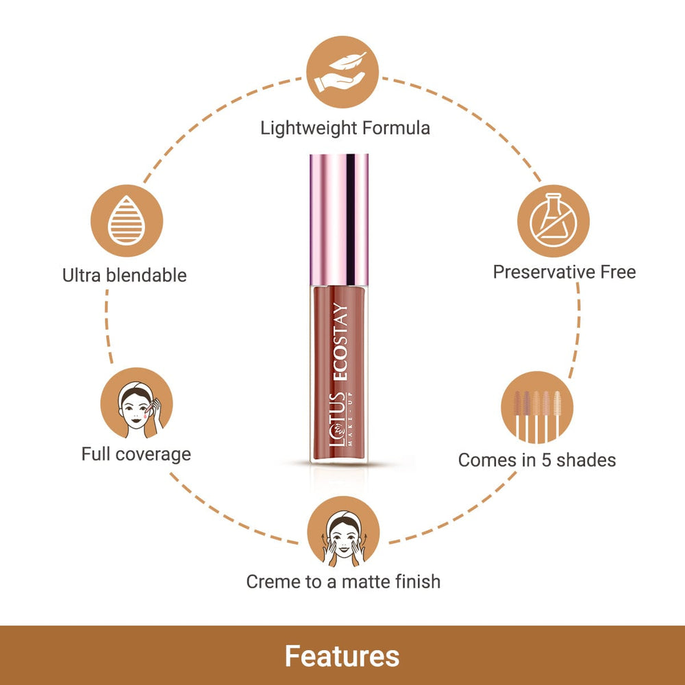 LOTUS MAKEUP ECOSTAY LIQUID CREME CONCEALER EC02 ROYAL IVORY