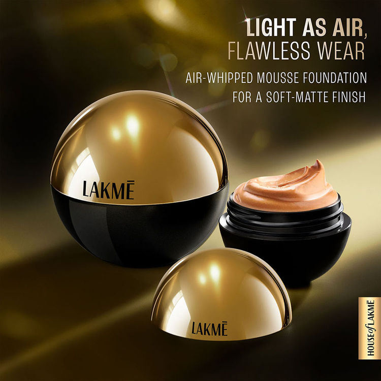 LAKME XTRAORDIN-AIRY MATTREAL MOUSSE 03 GOLDEN MEDIUM