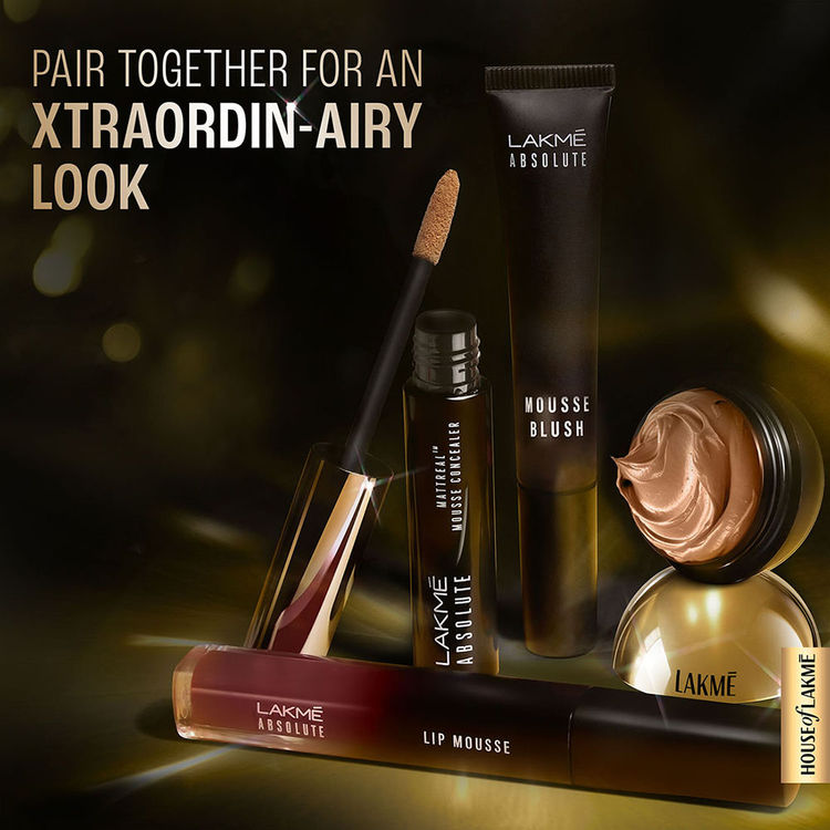 LAKME XTRAORDIN-AIRY MATTREAL MOUSSE 03 GOLDEN MEDIUM