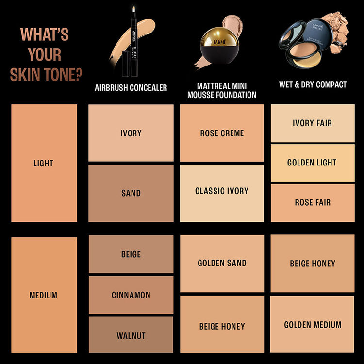LAKME XTRAORDIN-AIRY MATTREAL MOUSSE 03 GOLDEN MEDIUM