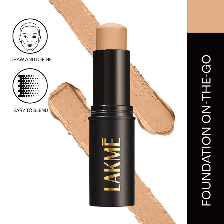 LAKME FACELIFT MULTISLAYER COVER STICK N340 NEUTRAL ALMOND 11G