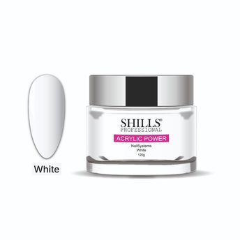 शिल्स एक्रिलिक पावर सफेद