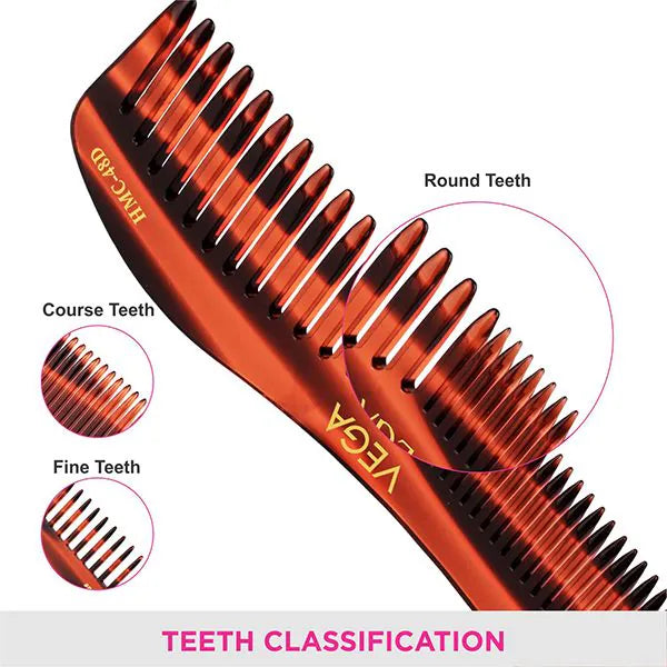 VEGA HANDMADE HAIR COMB HMC 48D PCS