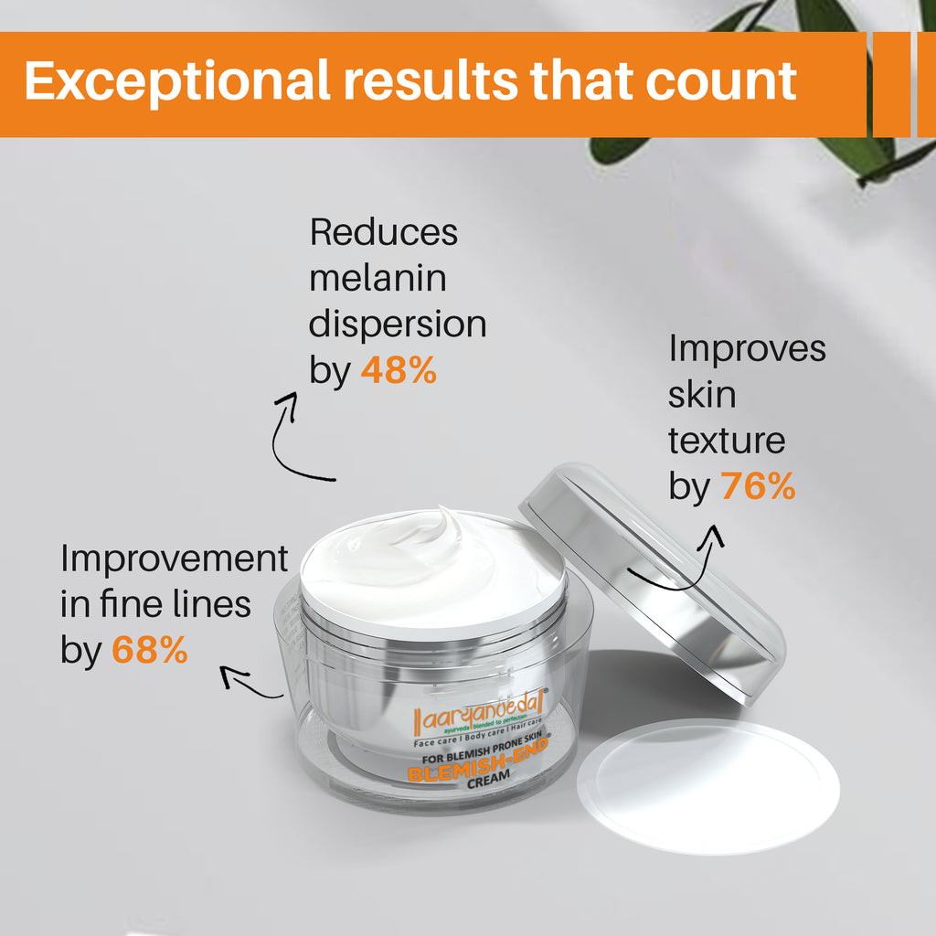 आर्यनवेद ब्लेमिश एंड क्रीम ब्लेमिश प्रोन स्किन के लिए 50ML