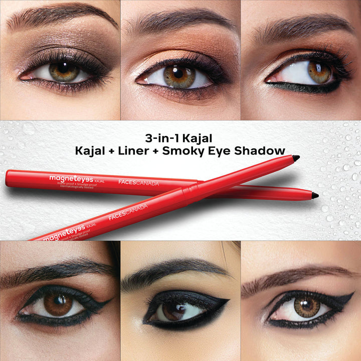 FACES MAGNETEYES KAJAL TWIN PACK 0.35G*2