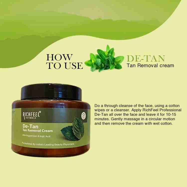 RICHFEEL DE-TAN TAN REMOVAL CREAM 500G