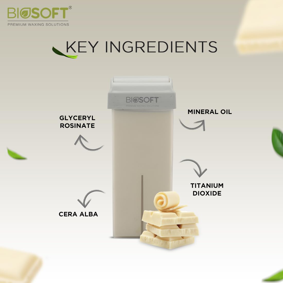 BIOSOFT WAX RIFFIL WHITE CHOCOLATE 100G