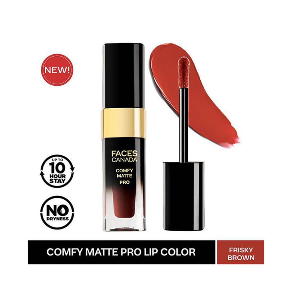 FACES COMFY MATTE PRO LIP COLOR 13 FRISKY BROWN (CC5277) 5.5ML