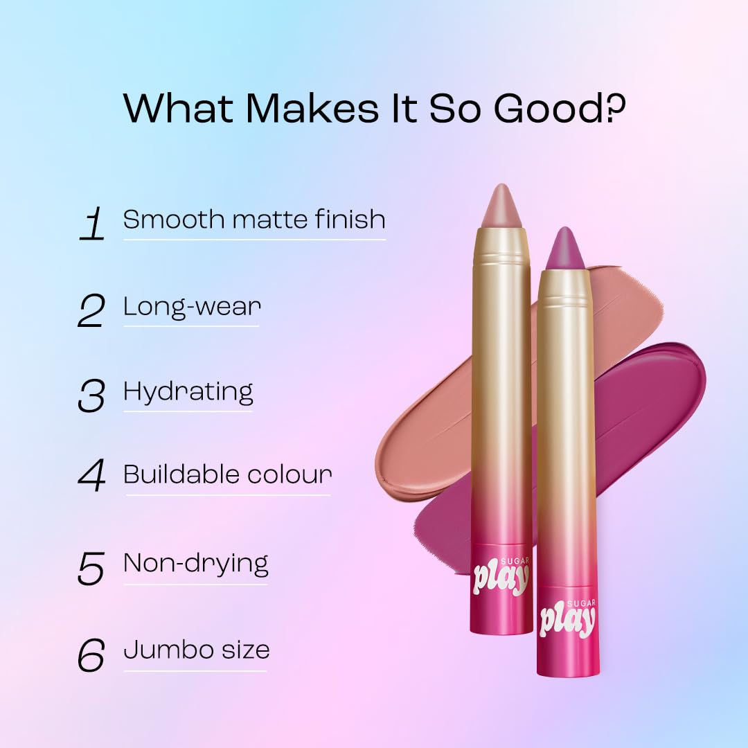 SUGAR PLAY SMOOTH OPERATOR LIP CRAYON 01 MLBB