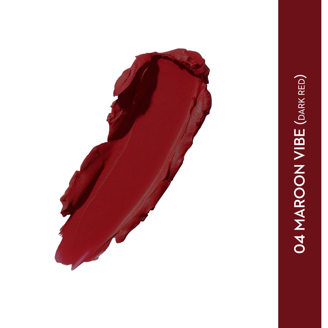 SUGAR MATTE ATTACK TRANSFERPROOF LIPSTICK 04 MAROON VIBE