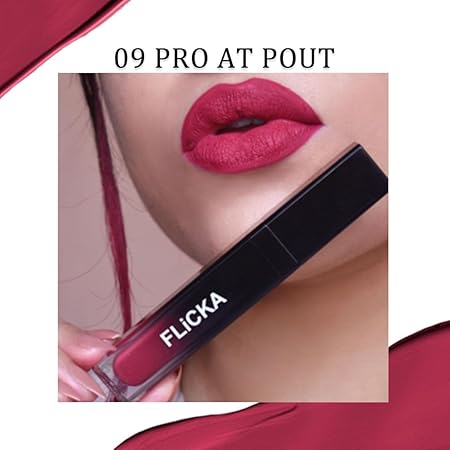 FLICKA SET AND ATTACK LIQUID LIPSTICK 09 PRO AT POUT