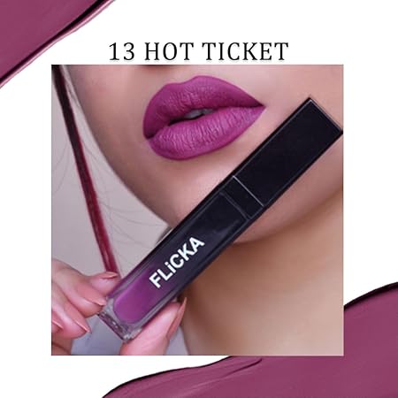 FLICKA SET AND ATTACK LIQUID LIPSTICK 13 HOT TICKET