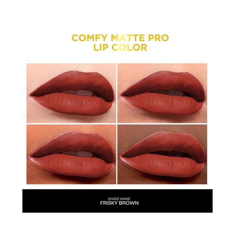 FACES COMFY MATTE PRO LIP COLOR 13 FRISKY BROWN (CC5277) 5.5ML