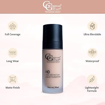 GORGEOUS GIRL MATTE DELIGHT FOUNDATION 03 PECAN