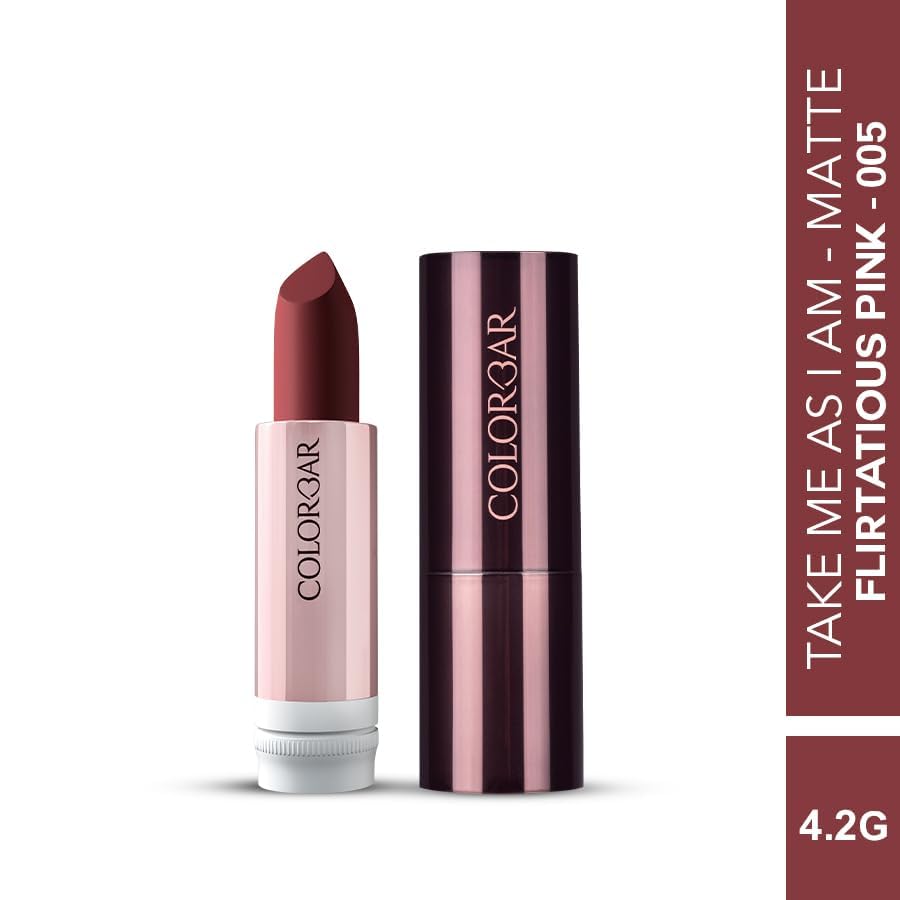 COLORBAR VEGAN MATTE LIPSTICK REFILL 005 FLIRTATIOUS PINK 4.2G