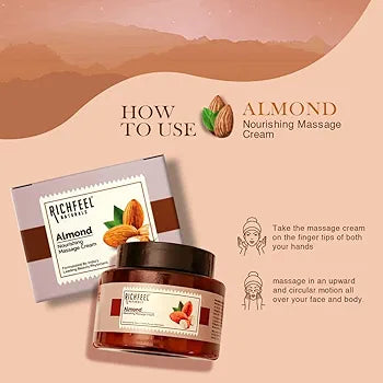 RICHFEEL ALMOND NOURISHING MASSAGE CREAM 100G