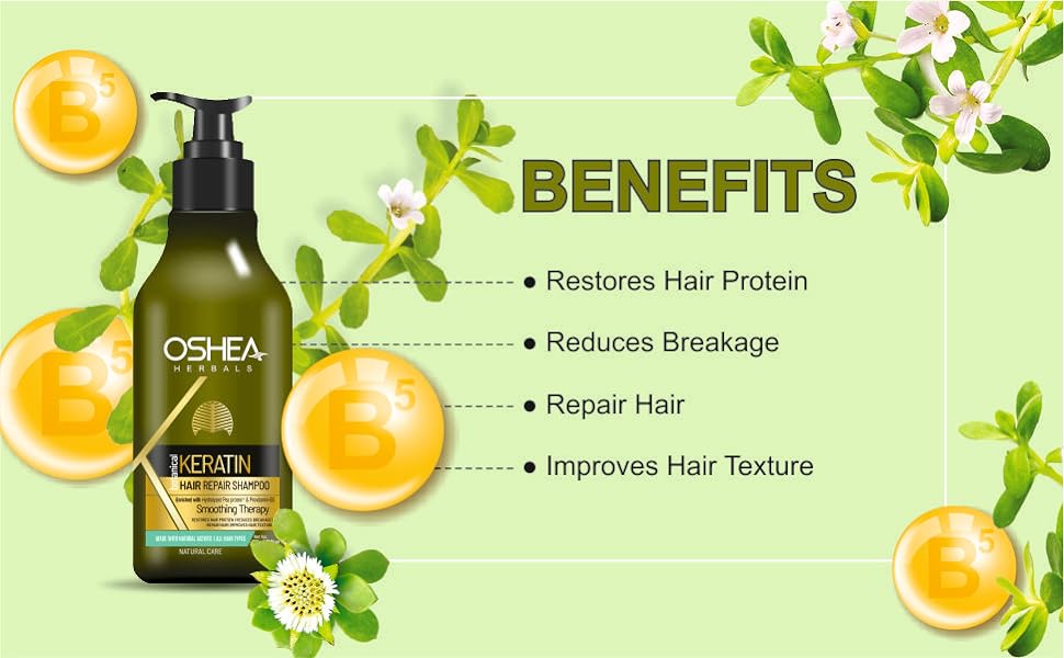 OSHEA KERATIN HAIR REPAIR SHAMPOO 300ML