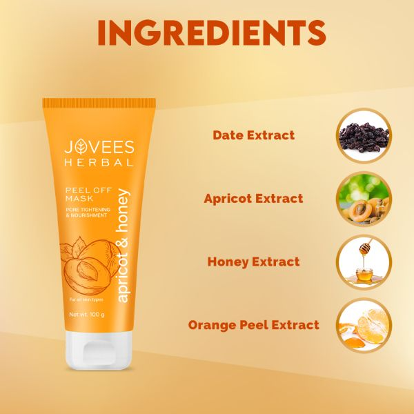 JOVEES PEEL OFF MASK APRICOT & HONEY 100G
